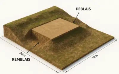 Remblais et Déblais sur un Terrain Complexe