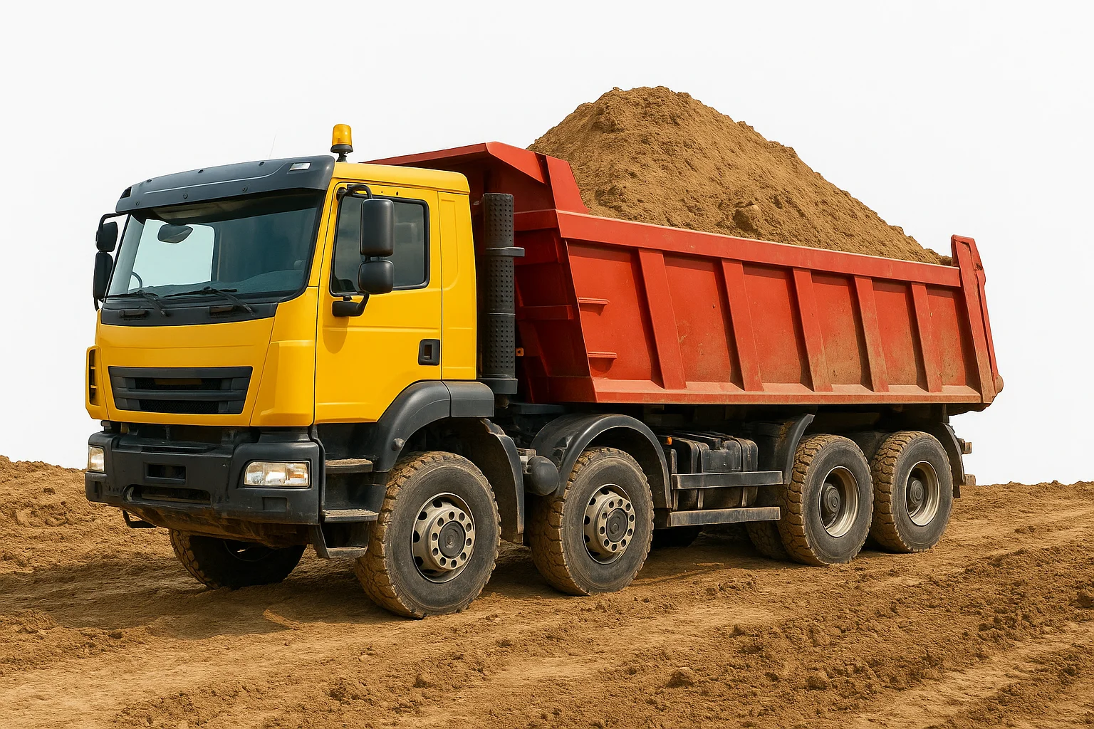 Camion-benne type 8x4