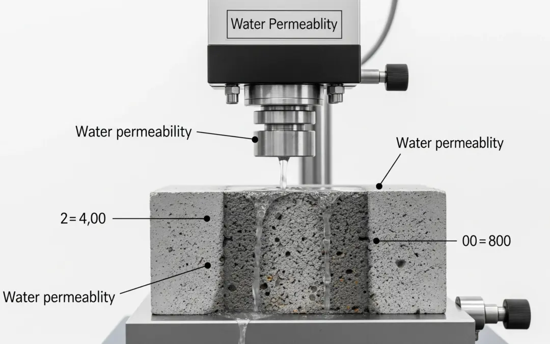 Calcul de la Perméabilité à l’Eau d’un Béton