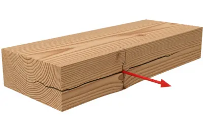 Cisaillement d’une Section Rectangulaire en Bois
