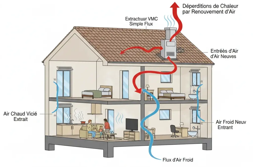 Calcul des Déperditions par Renouvellement d’Air