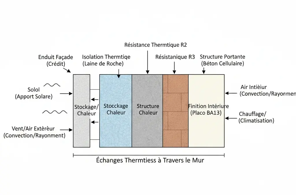 Calcul du Coefficient de Transmission Thermique U (Up)