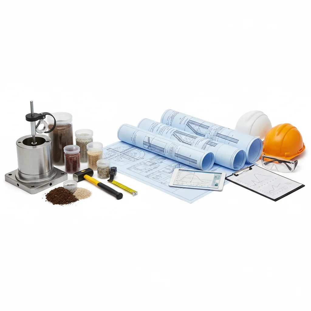 Essai CBR et Dimensionnement de Chaussée   "étudiant génie civil