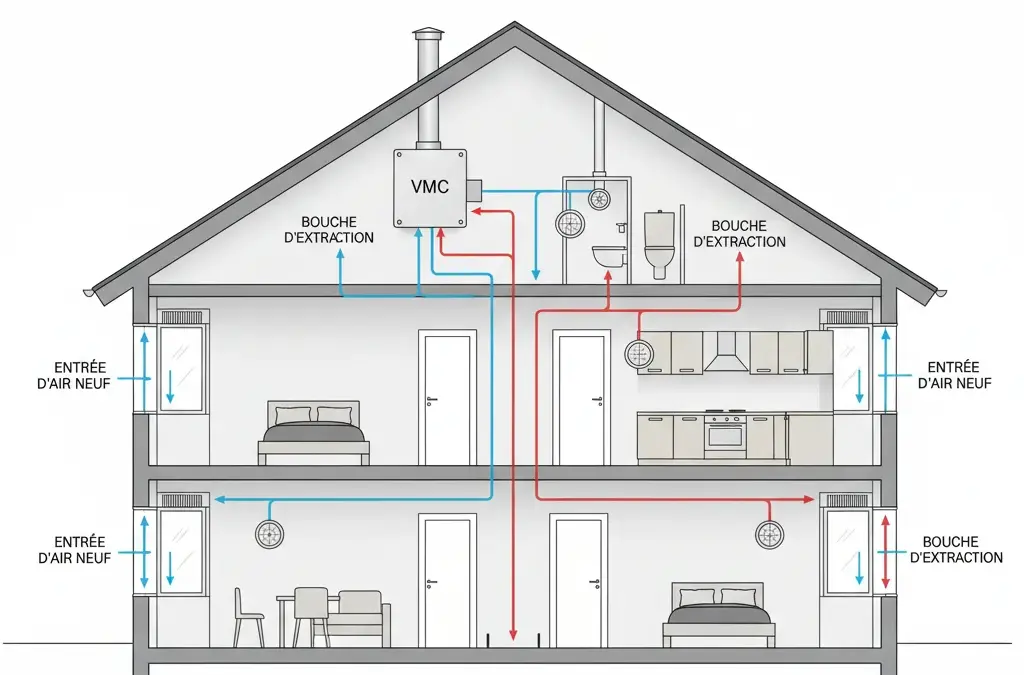 Système de Ventilation Simple Flux