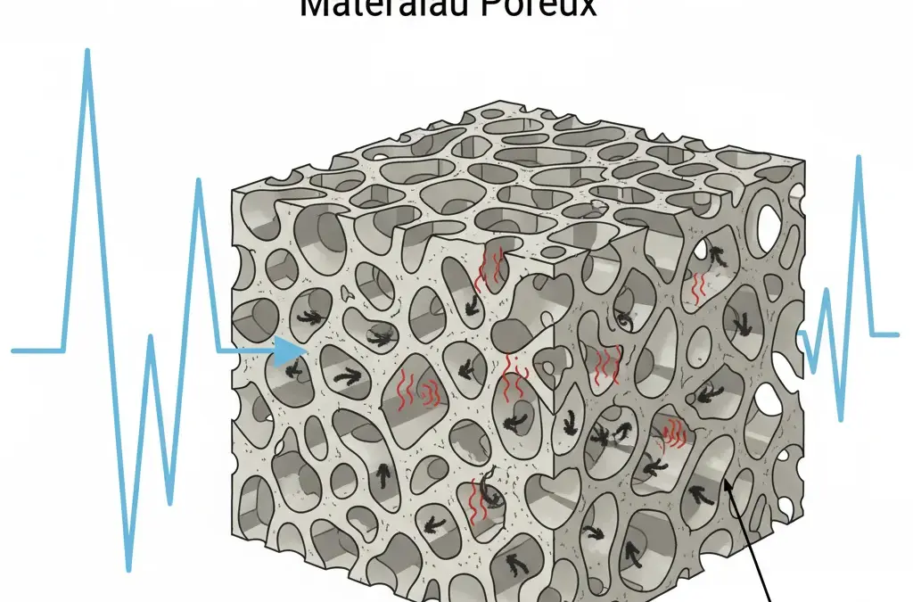 Absorption Acoustique d’un Matériau Poreux