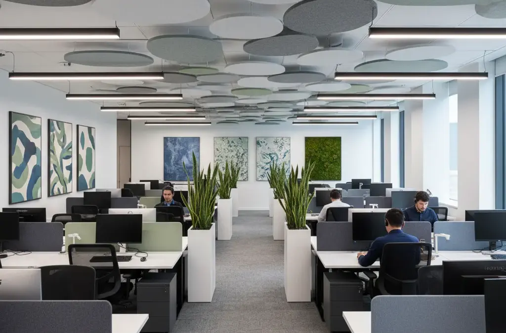 Amélioration Acoustique d’un Bureau Paysager