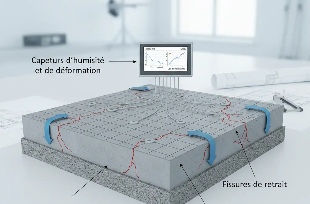Analyse du Retrait de Dessiccation d’une Dalle en Béton