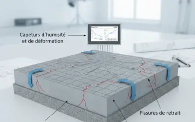 Analyse du Retrait de Dessiccation d’une Dalle en Béton