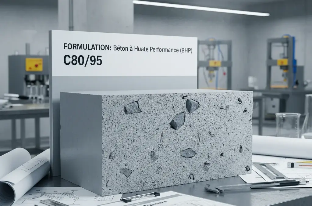 Béton à Haute Performance (BHP) C80/95