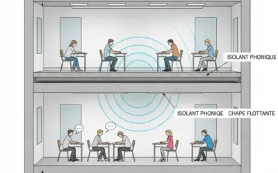 Calcul des Transmissions Latérales en Acoustique