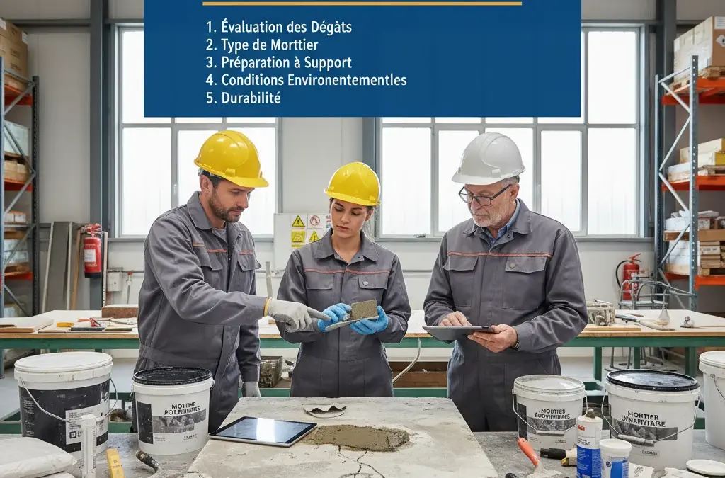 Choix d’un Système de Réparation pour Béton Épaufré