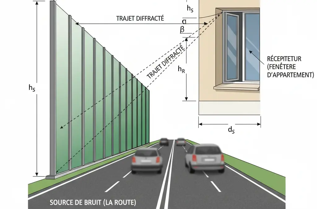 Dimensionnement d’un Écran Acoustique Routier