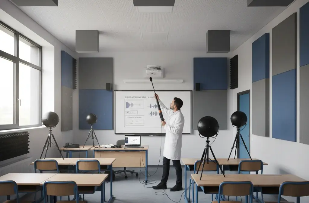 Étude acoustique de la salle de classe