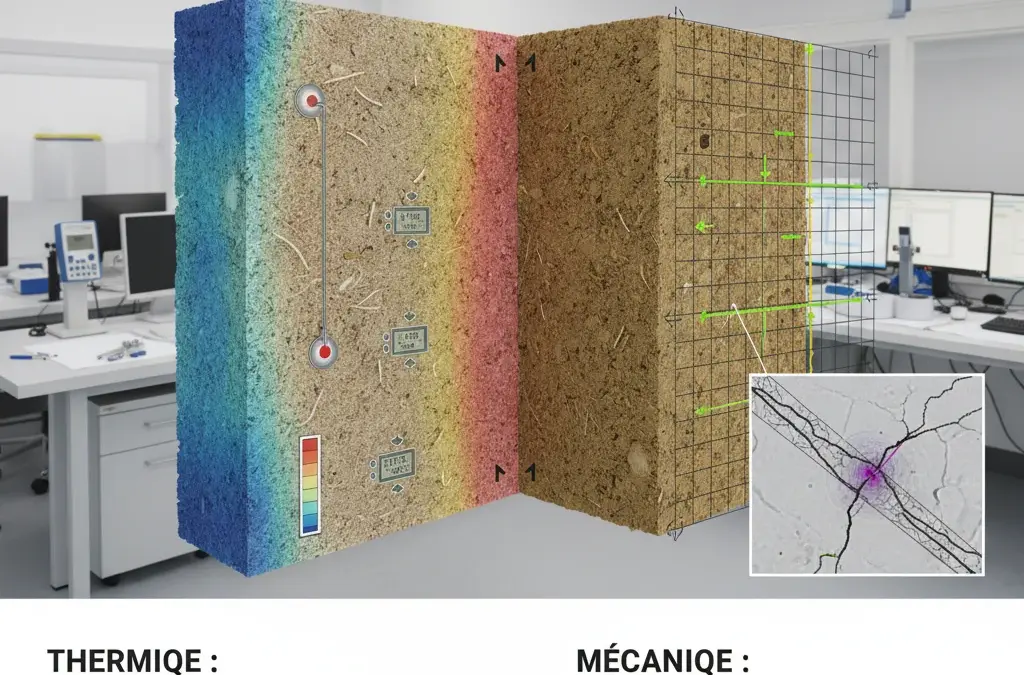 Analyse des performances d’un béton de chanvre