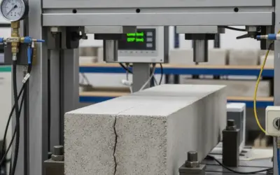 Essai de flexion 4 points sur Béton Fibré (BFUP)