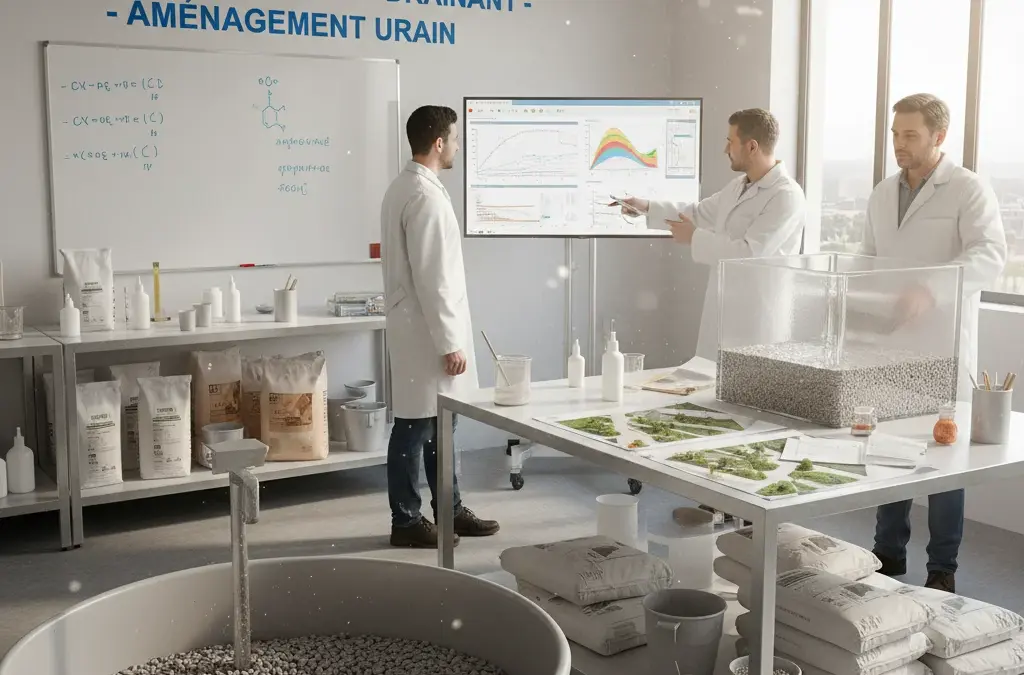 Formulation d’un Béton Drainant pour Aménagement Urbain