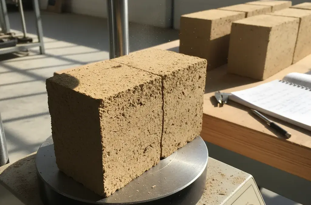Résistance à la Compression d’un Mortier d’Adobe