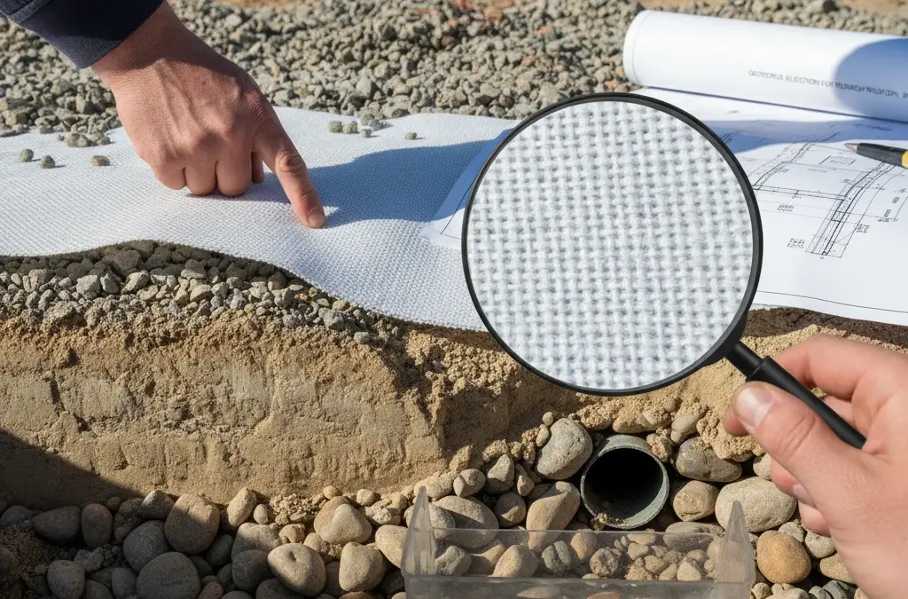 Sélection d’un Géotextile de Filtration